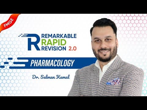 Remarkable Rapid Revision 2.0 — Pharmacology 🚀 Dr Salman Kamal | High-yield Marathon Fmge Jan 2026 💊