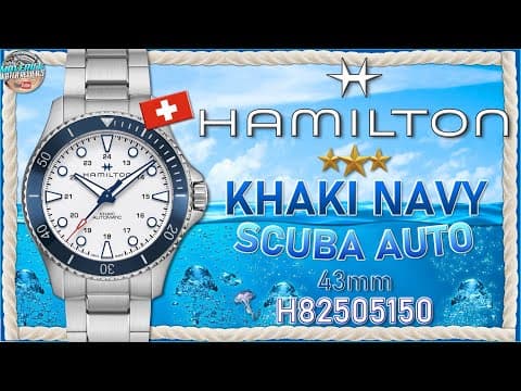 One Of The Best Looking Hamilton's Out There! | Hamilton Khaki Navy Scuba 300m Automatic H82505150
