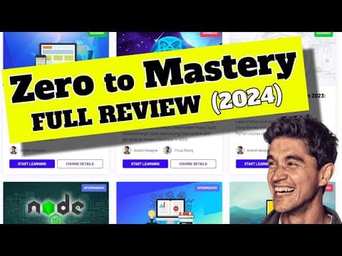 Updated Zero To Mastery Review (2024) || Is Ztm Worth It?