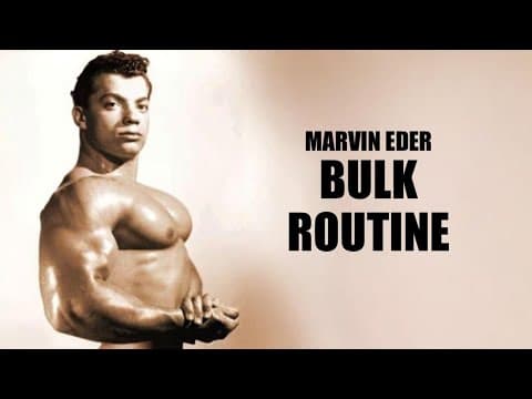The Winter Bulk Routine That Built One Of The Strongest Men Of All Time  - Marvin Eder #bodybuilding