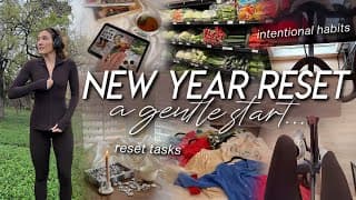 New Year Reset | Setting Intentional Habits, Easy Refresh Tasks, & Simple Ways To Reset For 2026 ☁️