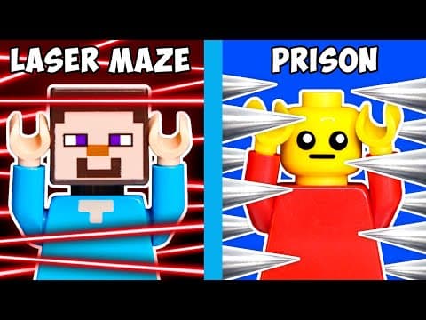 10 Lego Minifigures Vs The World's Deadliest Traps...