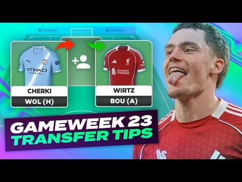 Time For Wirtz 🤔  Fpl Transfer Tips Gameweek 23 | Fantasy Premier League Tips 2025/26