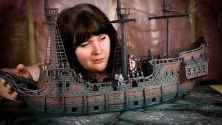 The Largest Model I’ve Ever Painted! A Fully Playable Ship From Dungeons & Lasers: Porthaven