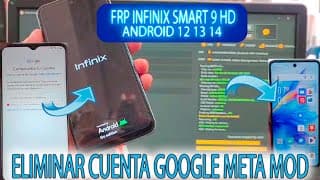 Frp Infinix Smart 9 Hd Quitar Cuenta Google Modo Meta Android 14 15 Unlocktool Mtk