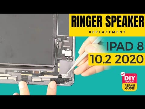 Ipad 8 10.2" (2020) Speaker Replacement