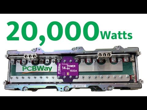 Make A Cheap Car Audio Battery Capable Of 20,000w  -pcbway