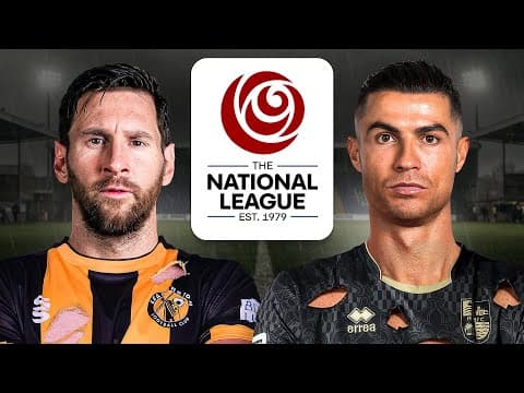 I Put Prime Messi & Ronaldo On The Worst Teams In England