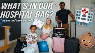 What's In Our Hospital Bag For Labor & Delivery! *as Second Time Parents*