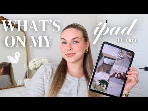 What's On My Ipad 🤍 Notion Tour, Aesthetic Set Up, Planner, Productivity + Creative Apps!