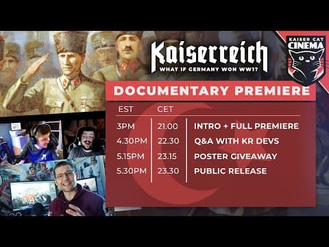 Kaiserreich Documentary E07 'crown And The Crescent' - Release Livestream