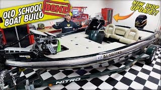 Finishing My Bass Boat Restoration & New Shop Update!! (it's Awesome..)