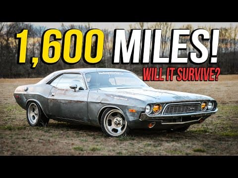 Ratty Hemi Challenger 1,600+ Mile Road Trip! Will It Survive?