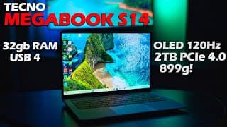 Tecno Megabook S14: 899g И Oled 120hz! Оптимальный Компактный Ноутбук?!