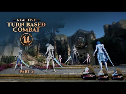 Unreal Engine Reactive Turn Based Combat Tutorial Series - Part 4 - Highlight Active Character