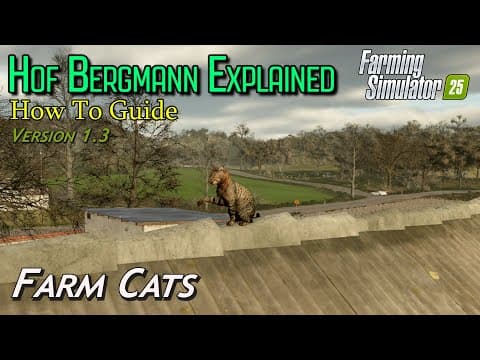 Cats | Hof Bergmann V 1.3 | Farming Simulator 25