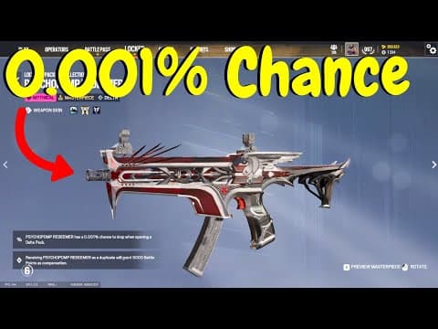 The Rarest Skin In Rainbow Six Siege X