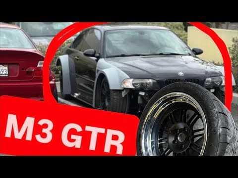 Bmw M3 Gtr Wheel Install Reveal!