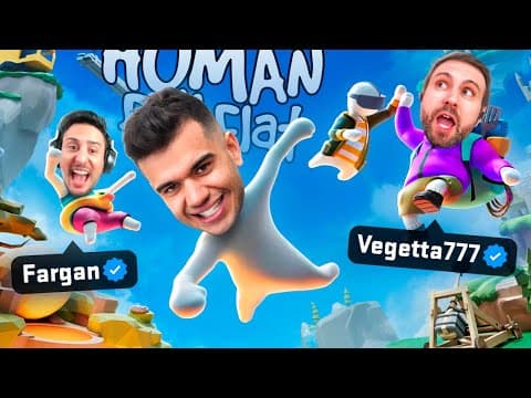 Jugando Human Fall Flat En 2025 (con Vegetta777 Y Fargan)
