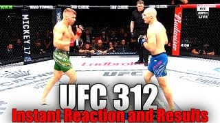 Ufc 312 (dricus Du Plessis Vs Sean Strickland 2): Reaction And Results