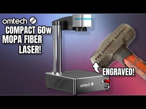 Omtech 60w Integrated Mopa Fiber Laser Marker