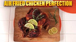 How To Roast Chicken In An Air Fryer |  Kismile 360 Degree Visability Air Fryer | Best Recipe Ever