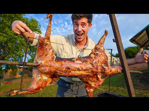 Wild Bbq In Rwanda 🇷🇼 Cooking A Whole Goat On Safari In Africa!!