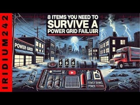 8 Items You Need To Survive A Power Grid Failure!!