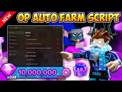 [new] Bubble Gum Simulator Infinity Script | Auto Farm, Auto Secret & More! (pastebin)