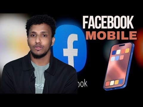 Sidee Facebook Muuqaal Looga Soo Geliyaa Mobile-kaaga Gacanta?