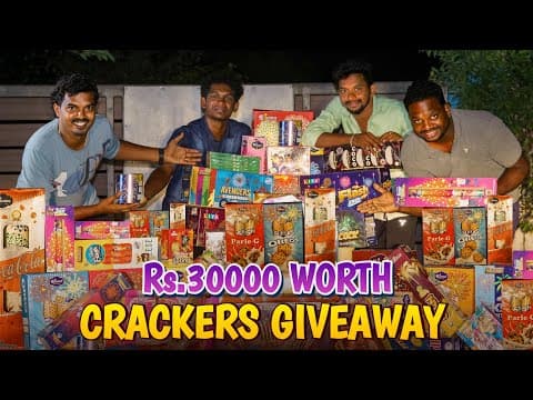 வீடியோ பார்த்தா வெடி Free | Fancy Cracker Testing | Crackers Bursting | Modern Crackers