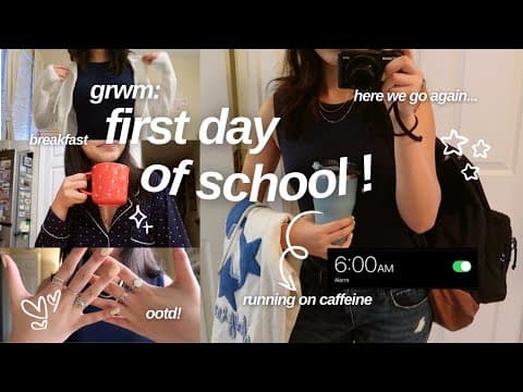 Grwm For The First Day Of School *junior Year In High School*