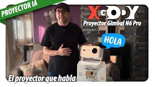 📽️ Proyector Inteligente Xgody Gimbal N6 Pro – Podés Hablar Con Tu Proyector 👀