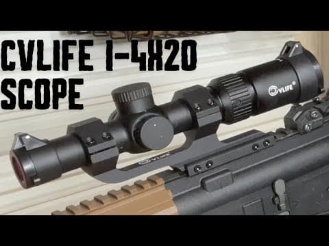 Cvlife 1-4 X 20 Adjustable Scope