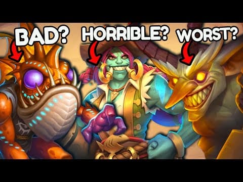 What Is The Worst Tribe In Hearthstone?