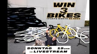 Die Auslosung: 3 Bikes & 100 Preise (wert. 50.000€) Im Livestream 😍