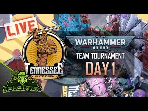 🔴teo 40k Team Tournament | Day 1 | Live 40k Tournament Coverage
