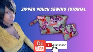 Sewing Vlog: Zipper Pouch Tutorial