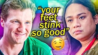 Creepy Loren Grabs Faiths Toes | 90 Day Perverts