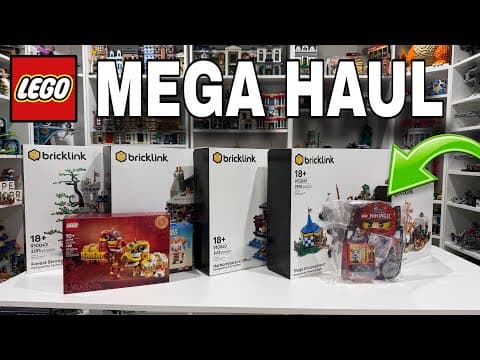 Mega Lego Haul! Rare Lego Ninjago Spinner, Bricklink Sets, & More!