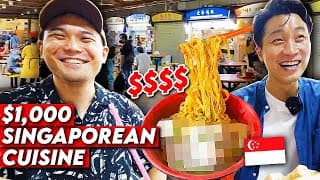 I Tried The Most Expensive Singapore Hawker Food