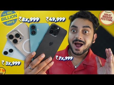 Biggest Iphone Price Drop On Amazon Great Indian Festival & Flipkart Big Billion Days Sale 2025