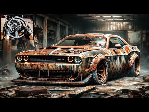 Rebuilding A Dodge Challenger - Forza Horizon 5 | Thrustmaster T300 Rs Gameplay