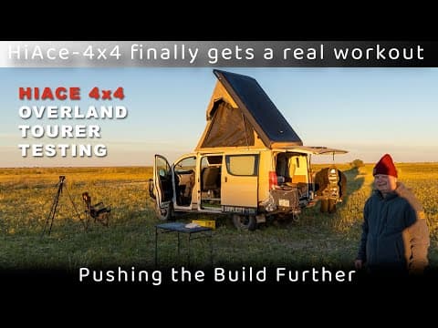 The Hiace 4x4 Is Finally Getting A Real Workout. Outback Testing Continues @4xoverland