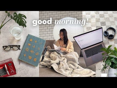 My 7am Morning Routine | Setting Daily Intentions & Staying Productive