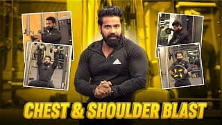 Chest And Shoulder Superset Workout|| Monday And Thursday Workout
