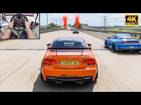 BMW M3 GTS E92 VS Supercars - Forza Horizon 5 | Logitech G923 Steering Wheel