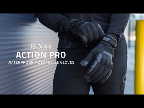 Knox Action Pro Waterproof Motorcycle Gloves