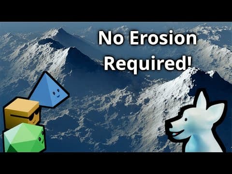 Better Mountain Generators That Aren't Perlin Noise Or Erosion