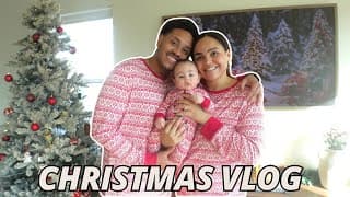 Mini Christmas Eve + Christmas Morning Vlog 🎄❤️ L Our First Christmas With Our Baby!